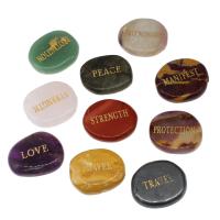 Fashion Decoration, Gemstone, more colors for choice, 39x25x5mm, Sold By PC