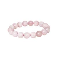 Kunzite Bracelet, Round, vintage & Unisex & different size for choice & radiation protection, pink, Length:Approx 7.09 Inch, Sold By PC