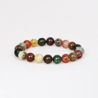 Phantom Quartz Bracelet, Round, vintage & Unisex & different size for choice & radiation protection, multi-colored, Length:Approx 7.09 Inch, Sold By PC