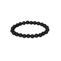 Gemstone Bracelets, Natural Stone, Round, vintage & different materials for choice & Unisex & radiation protection, more colors for choice, 8mm, Length:Approx 7.48 Inch, Sold By PC
