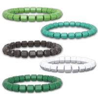 Hématite bracelet, hexagone, unisexe & protection contre les radiations, plus de couleurs à choisir, Longueur:Environ 7.09 pouce, Vendu par PC