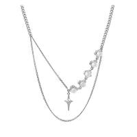 Titanium Steel Necklace with zinc alloy pendant with 2.75inch extender chain fashion jewelry & for woman Length Approx 15.7 Inch Sold By PC