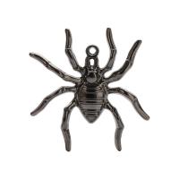 Zinc Alloy Enamel Pendants Spider plated Sold By Bag