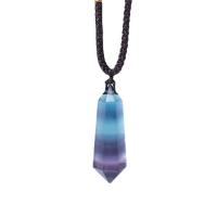 Natural Fluorite Pendant, polished, mixed colors, Sold By PC