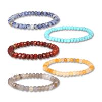 Gemstone Bracelets, Natural Stone, Unisex & faceted, more colors for choice, Length:Approx 7.09 Inch, Sold By PC