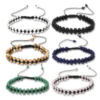 Gemstone Bracelets Natural Stone Adjustable & Unisex & radiation protection & faceted Length Approx 6.3 Inch Sold By PC