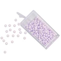 Perles en verre rocaille dépolies, Seedbead, avec plastique, DIY, plus de couleurs à choisir, 3mm, 350PC/sac, Vendu par sac