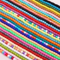 Polymer Clay Beads, DIY, more colors for choice, 6x6mm, Sold Per 14.96 Inch Strand