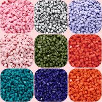 Solid Color Skleněné perličky, Seedbead, Náměstí, DIY, více barev na výběr, 4mm, Cca 4500PC/Bag, Prodáno By Bag