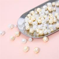 Acrylic Jewelry Beads Rose DIY & imitation pearl 6-12mm Sold By Bag