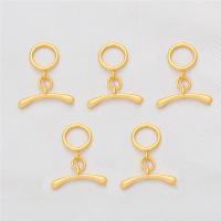 Brass Toggle Clasp, gold color plated, DIY & different styles for choice, golden, nickel, lead & cadmium free, Sold By Set