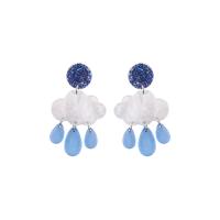 Acrylic Jewelry Earring Cloud fashion jewelry & for woman Sold By Pair