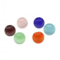 Cats Eye Jewelry Beads, Flat Round, DIY, more colors for choice, 22mm, Sold By PC