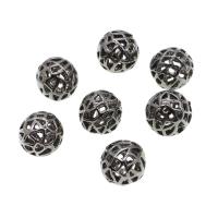 Hollow Brass Beads, Round, DIY, more colors for choice, 6mm, Sold By PC