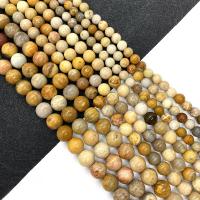 Coral Jade Beads, Round, DIY & different size for choice, mixed colors, Sold Per Approx 15 Inch Strand