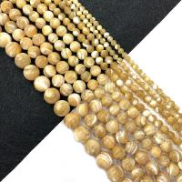 Trochus Shell Beads Round DIY Sold Per Approx 15 Inch Strand