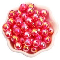 Koraliki plastikowe , Tworzywa ABS perła, Koło, DIY, dostępnych więcej kolorów, 6-10mm, sprzedane przez torba