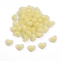 Mat akril perle, Srce, možete DIY, više boja za izbor, 13x17mm, 20računala/Torba, Prodano By Torba