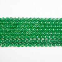 Aventurin perler, Grøn aventurin, Runde, poleret, Star Cut Faceted & du kan DIY, grøn, 8mm, Solgt Per 14.96 inch Strand