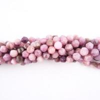 Perles lilas goutte, Rond, poli, Surface de coupe de l'étoile & DIY, violet, 8mm, Vendu par 14.96 pouce brin
