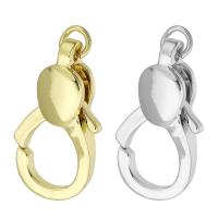 Brass Lobster Clasp, plated, different packing style for choice, more colors for choice, 14x26x6mm, Hole:Approx 3mm, Sold By Lot