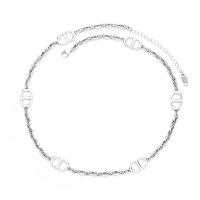 925 Sterling Silver Necklaces for woman silver color Length Approx 15.74 Inch Sold By PC