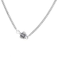 925 Sterling Silver Necklaces, different size for choice & for woman, silver color, Sold By PC