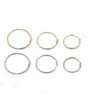 Brass Hoop Earring plated & for woman nickel lead & cadmium free Sold By Pair