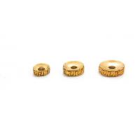 Brass Spacer Beads, gold color plated, DIY & different size for choice, golden, nickel, lead & cadmium free, 8-12mm, Sold By PC