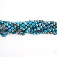 Apatite Perle, rund, poliert, DIY & verschiedene Größen vorhanden, 6-10mm, verkauft per ca. 14.96 ZollInch Strang