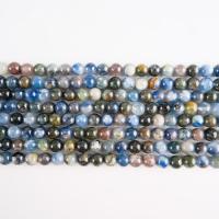 Cyanit Perle, rund, poliert, DIY & verschiedene Größen vorhanden, 6-10mm, verkauft per ca. 14.96 ZollInch Strang