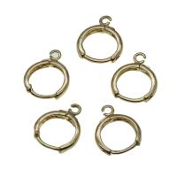 Iron Earring Drop Component, golden, 15mm, Sold By PC