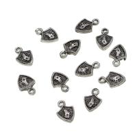 Tibetan Style Pendants, DIY, silver color, 10mm, Sold By PC