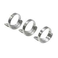 Iron, Adjustable & Unisex, silver color, 19mm, Sold By PC