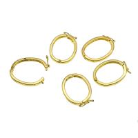Tibetan Style Jewelry Clasp, golden, 21mm, Sold By PC