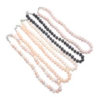 Natural Freshwater Pearl Necklace & for woman Length Approx 17.72 Inch Sold By PC