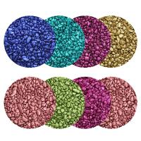 Stone Chips, irregular, painted, DIY, more colors for choice, 2-5mm, Sold By Bag