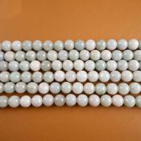 Jade Burma Beads, Round, polished, DIY & different size for choice, 6-12mm, Sold Per Approx 14.96 Inch Strand