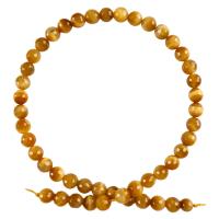 Tiger Eye Beads, Runde, du kan DIY & forskellig størrelse for valg & facetteret, 6-8mm, Solgt Per Ca. 14.96 inch Strand