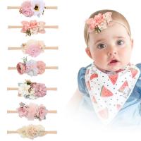 Lace Headband, handmade, 3 pieces & for children & different styles for choice, mixed colors, 76mm, 3PCs/Set, Sold By Set