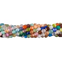 Cats Eye Jewelry Beads, Round, polished, Star Cut Faceted & DIY, more colors for choice, 8mm, Sold Per Approx 14.96 Inch Strand