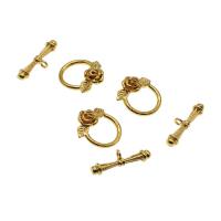 Iron Toggle Clasp, golden, 17-22mm, Sold By Set
