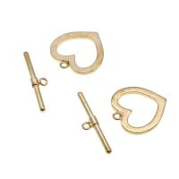 Iron Toggle Clasp, golden, 18mmuff0c24mm, Sold By Set
