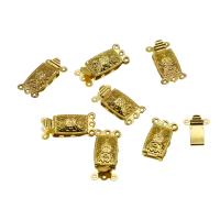 Iron Bayonet Clasp, golden, 28mm, Sold By PC