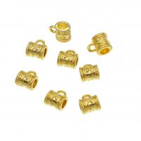 Tibetan Style Bail Beads, golden, 9mm, 50PCs/Bag, Sold By Bag