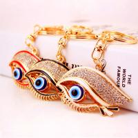 Zinc Alloy Key Clasp with Czech Rhinestone high quality plated fashion jewelry & for woman & enamel Sold By PC
