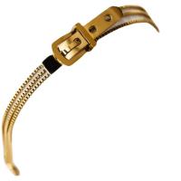 Bracelet d'acier titane, avec 2.17Inch chaînes de rallonge, multicouche & pour femme, doré, Longueur:Environ 6.9 pouce, Vendu par PC