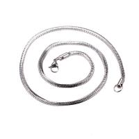 Stainless Steel Chain Necklace, 316 Stainless Steel, Unisex & different size for choice, original color, Sold By PC