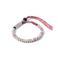 Xingyue Bodhi Bracelet with Polyester & Brass silver color plated Unisex mixed colors 150-200mm Sold By PC