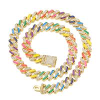 Zinc Alloy Bracelet gold color plated & enamel & with rhinestone golden nickel lead & cadmium free 200-500mm Sold By PC